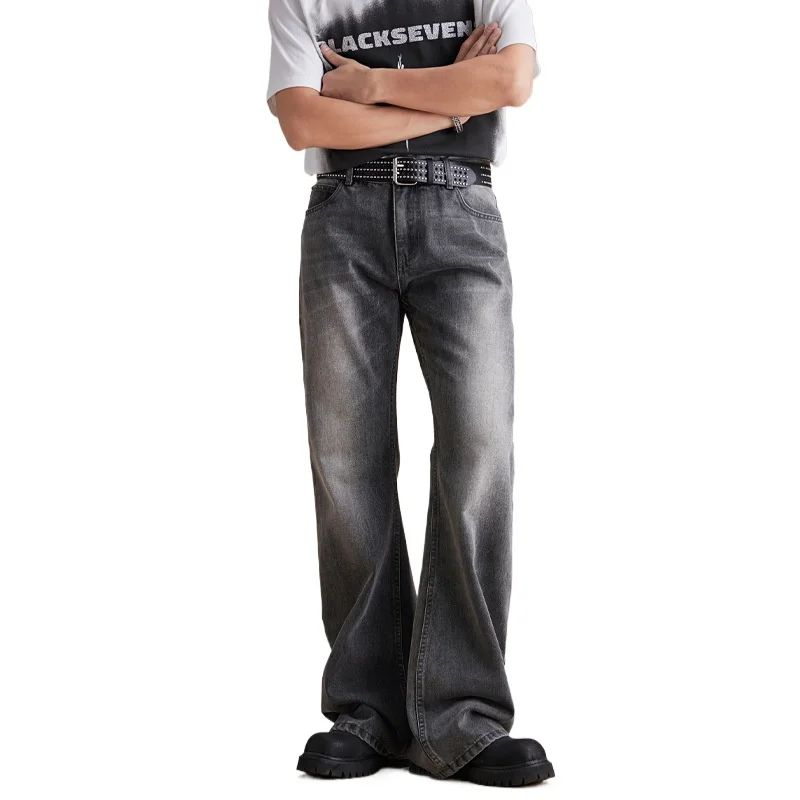 Men'S Fashion Jeans And Boots - Jeans da Uomo Stile Coreano Vintage,