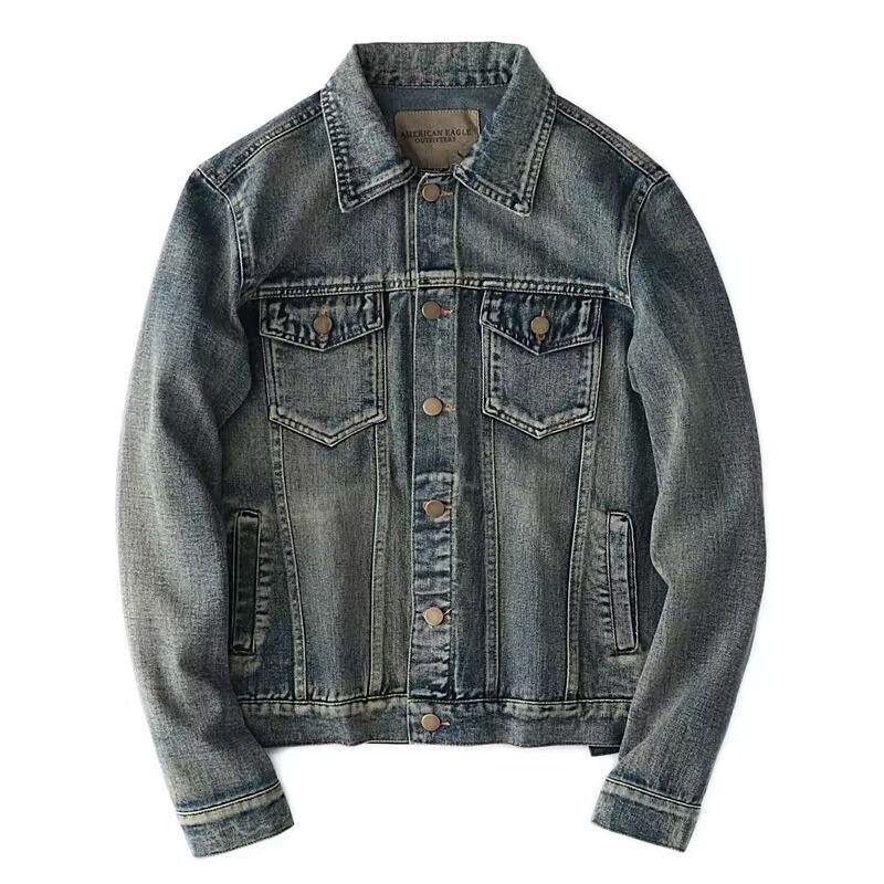Denim Jacket Vintage - Autunno e primavera nuova moda tinta