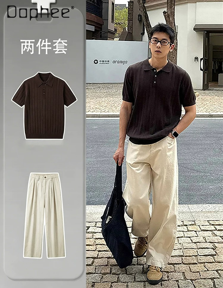 Men'S Fashion Trousers - Completo da uomo estivo 2026: Polo