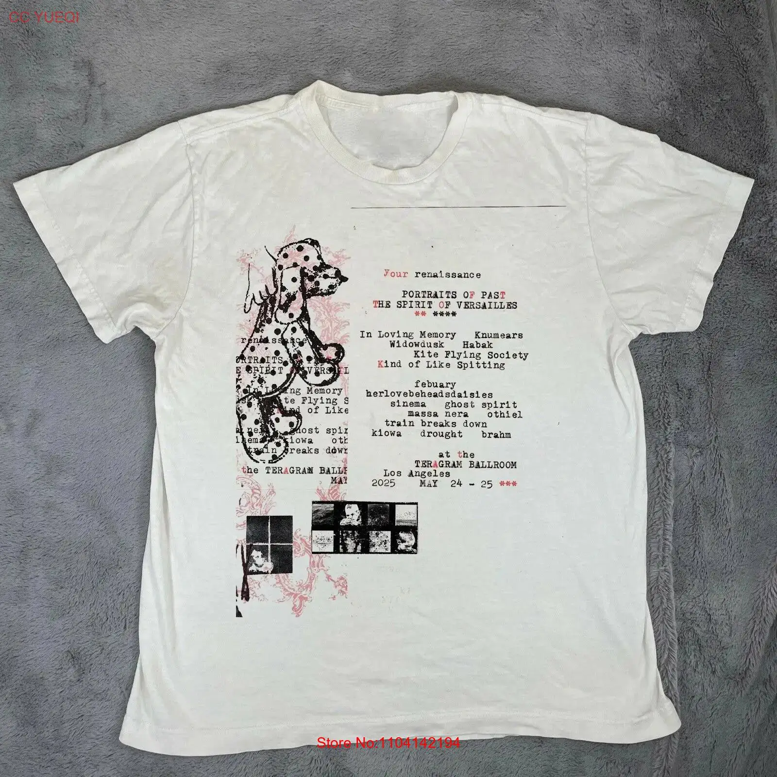 Men'S Fashion Today - T-shirt The Spirit of Versailles Band