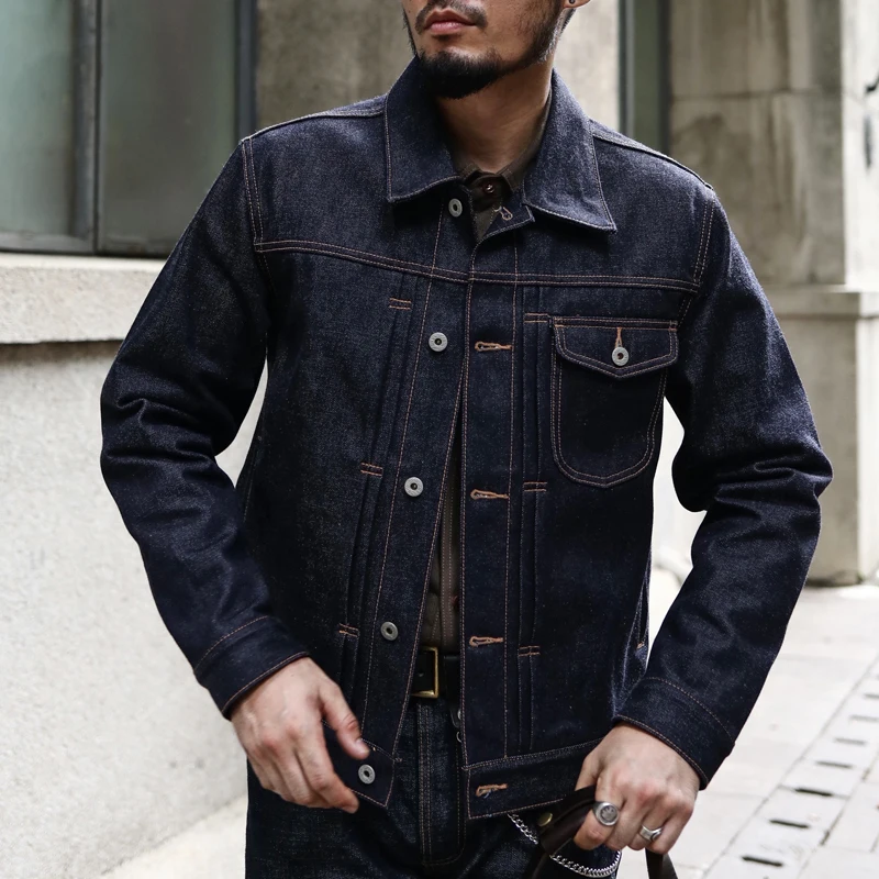 Denim Jacket Vintage - Saucezhan Giacca da lavoro da motociclista