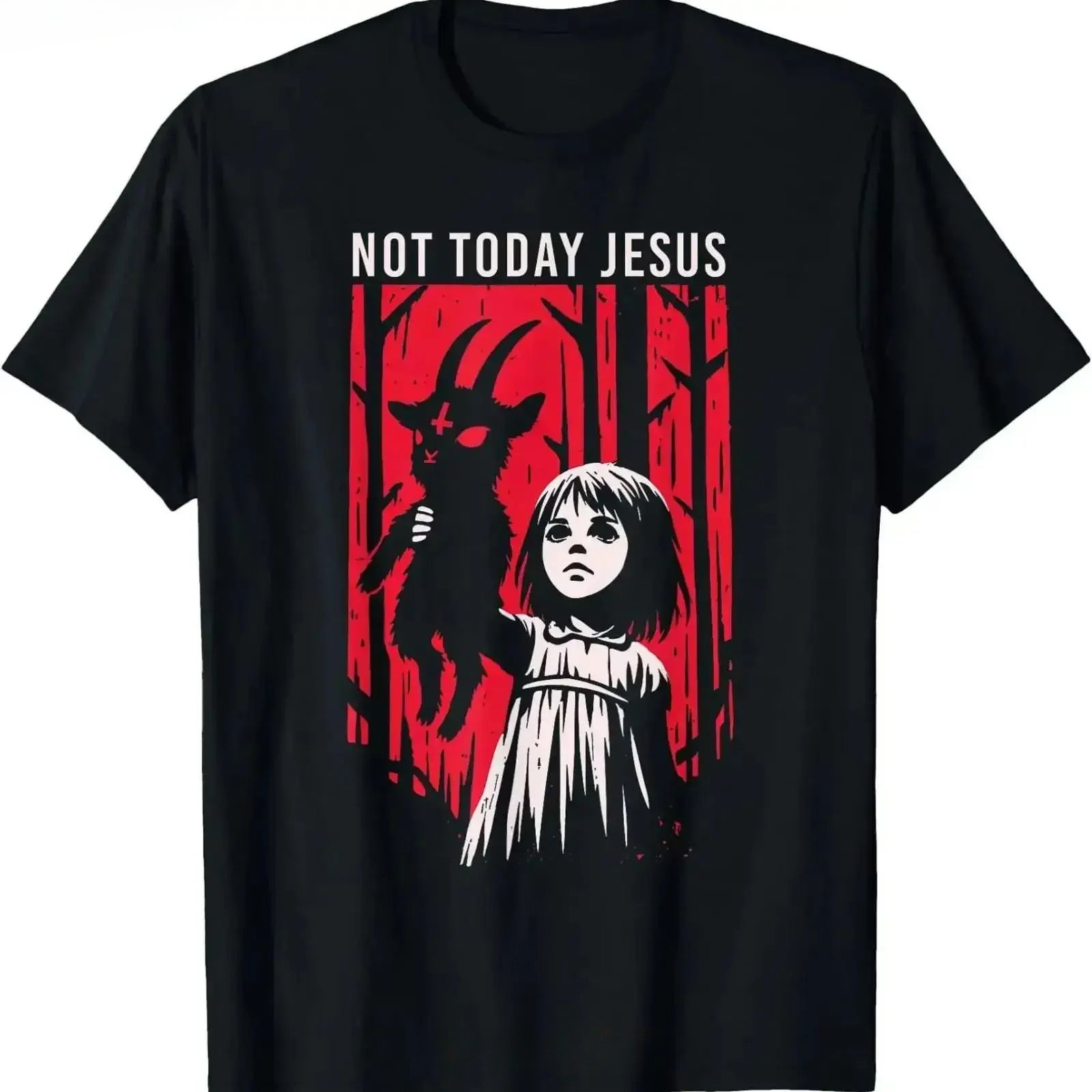 Men'S Fashion Today - T-Shirt Gotica da Uomo con Grafica