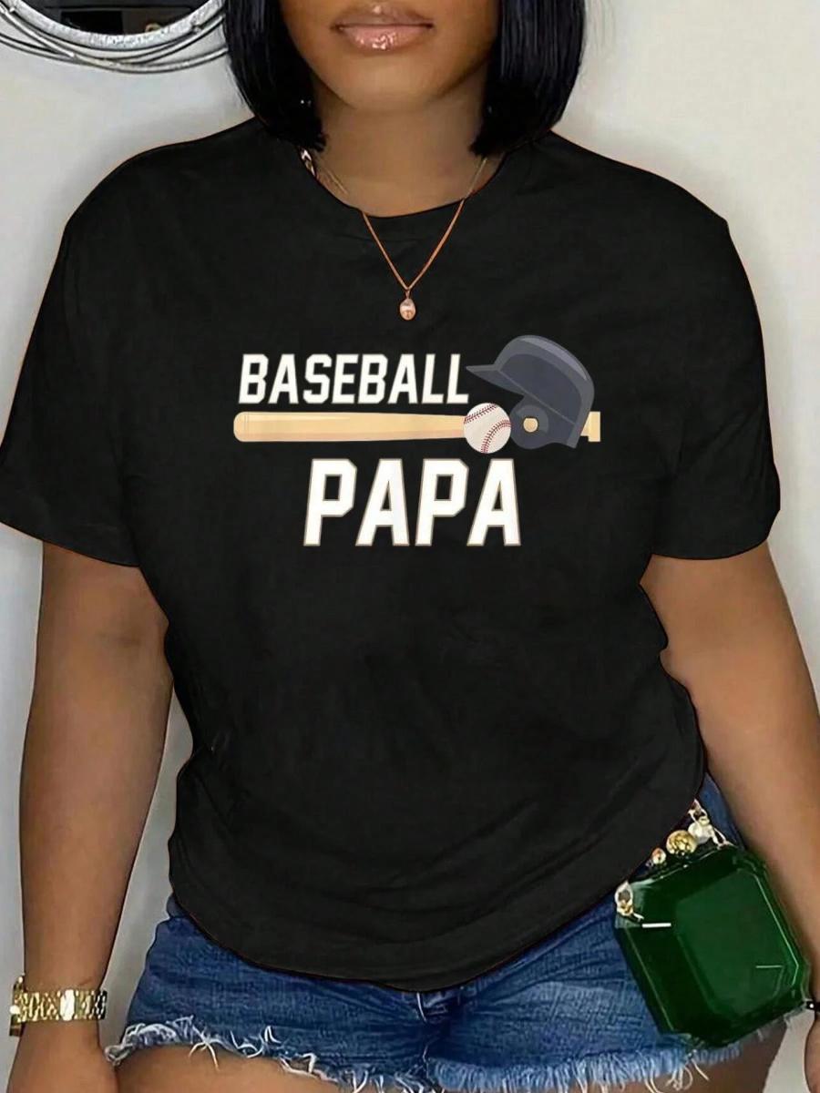 Men'S Fashion Today - T-Shirt da Baseball 100% Cotone per