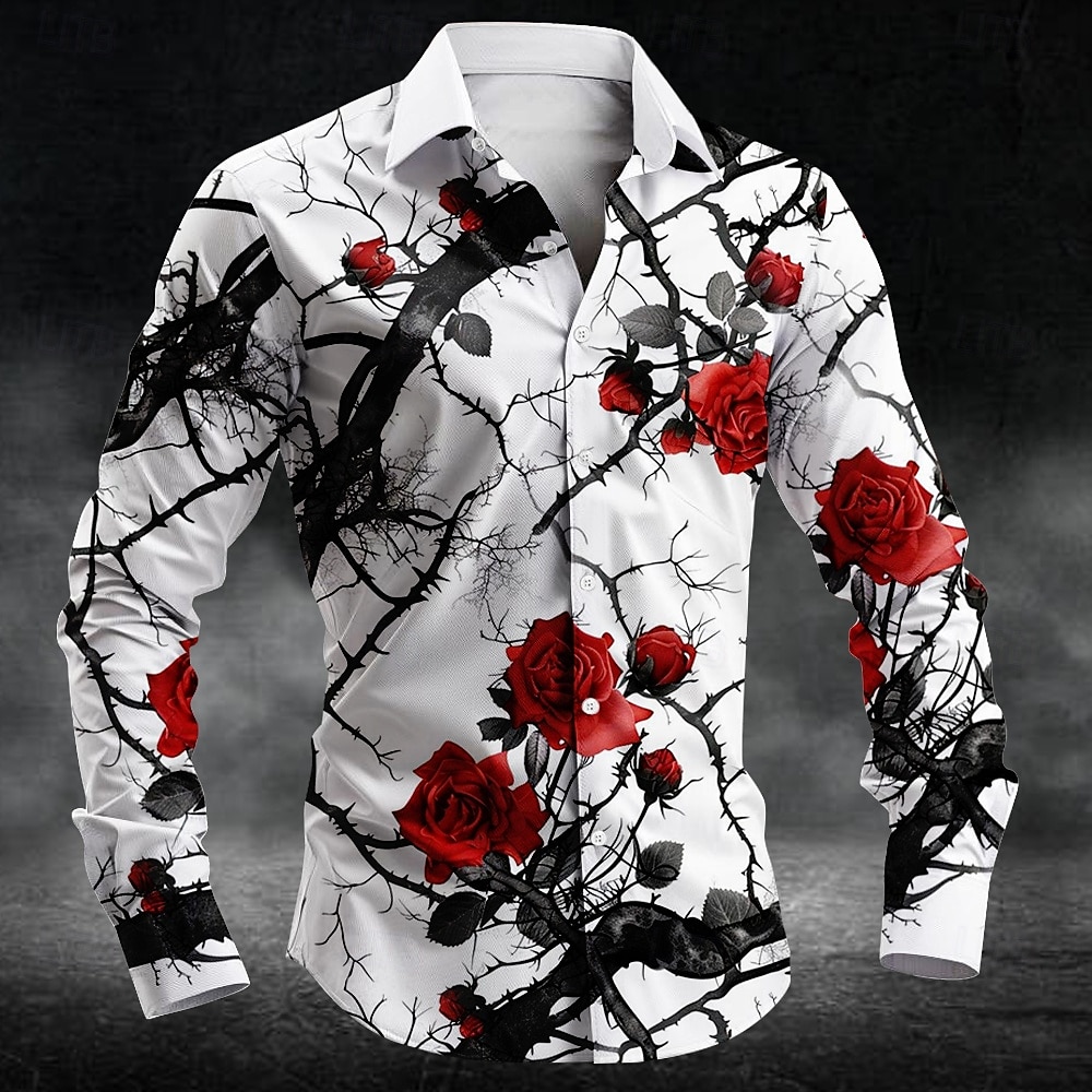 Mens Fashion Clothes - Camicia da uomo a maniche lunghe