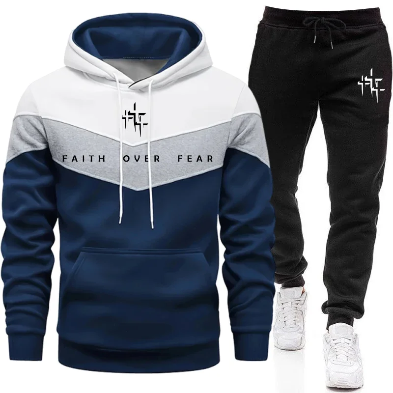 Tuta da Uomo 'Faith Over Fear' - Men'S Fashion Trousers recensione e prezzo