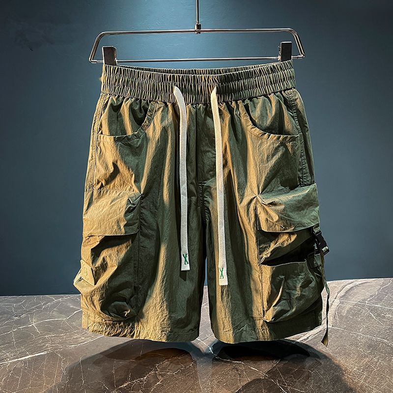 Bermuda cargo da uomo Solid El - Men'S Fashion Loose Pants recensione e prezzo