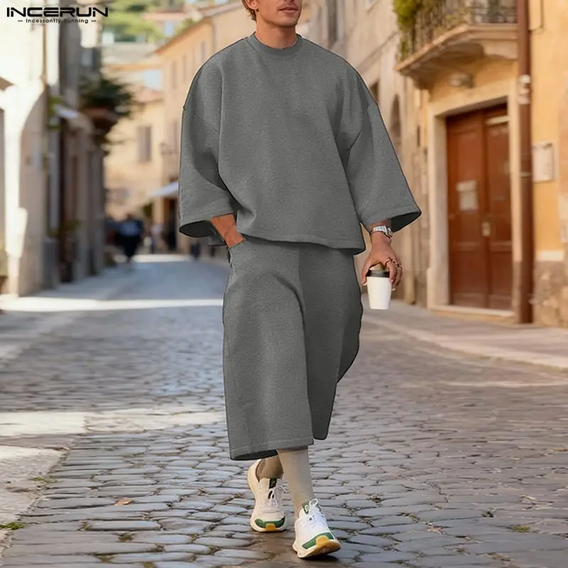 Completi da uomo INCERUN, tint - Men'S Fashion Loose Pants recensione e prezzo