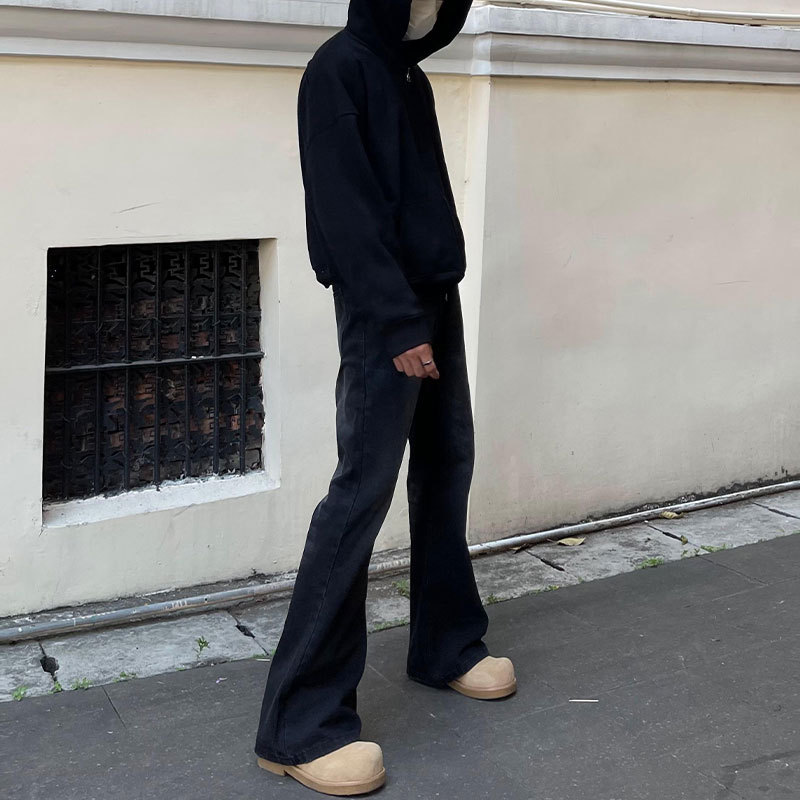 Jeans da Uomo Neri a Tinta Uni - Men'S Fashion Jeans And Boots recensione e prezzo