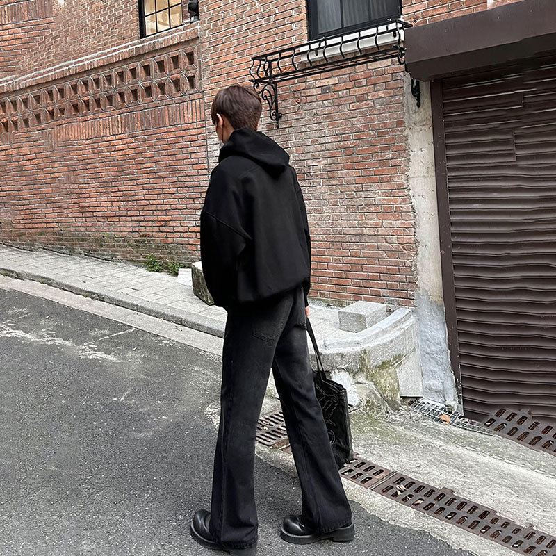 Jeans da Uomo Neri a Tinta Uni - Men'S Fashion Jeans And Boots recensione e prezzo