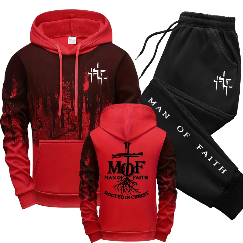 Tuta da uomo Man of Faith con  - Mens Fashion Casual Outfits recensione e prezzo