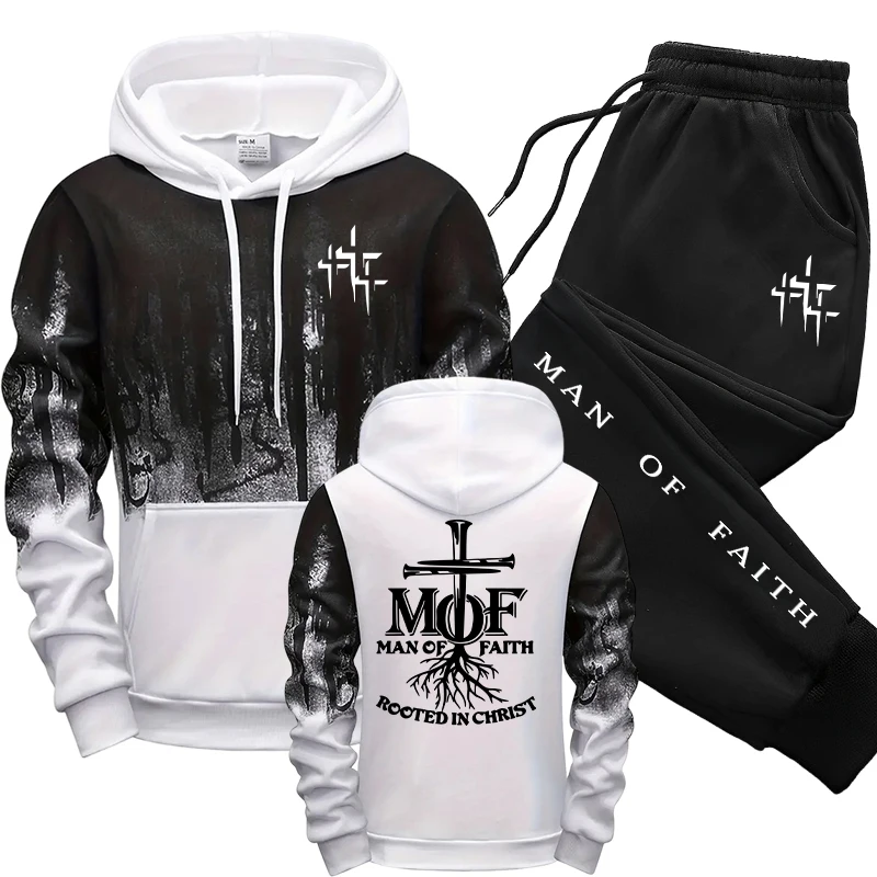 Tuta da uomo Man of Faith con  - Mens Fashion Casual Outfits recensione e prezzo