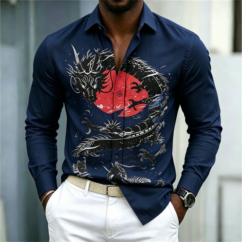 Camicia da uomo 2026 nuova, bi - Mens Fashion Clothes recensione e prezzo