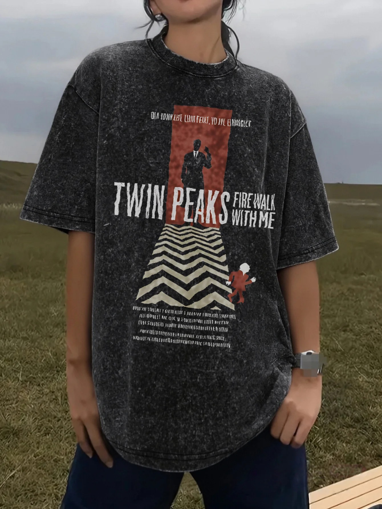 T-shirt in cotone lavato overs - Poster Men Fashion recensione e prezzo