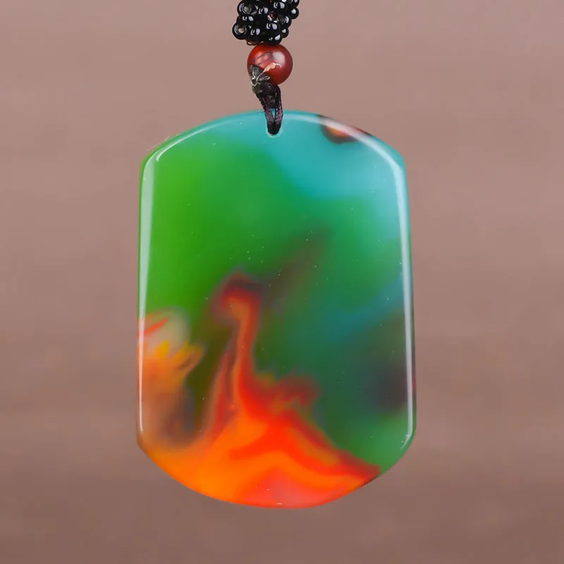 Cinese Colore Naturale Giada P - Men'S Fashion Necklaces recensione e prezzo