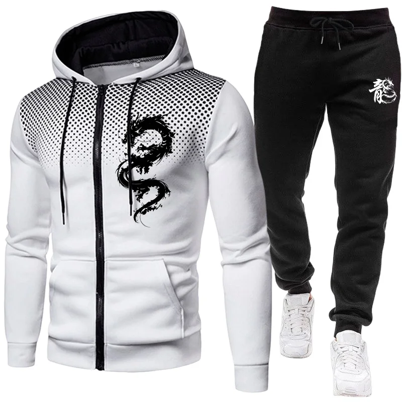 Set da Uomo con Stampa Drago d - Men'S Fashion Trousers recensione e prezzo