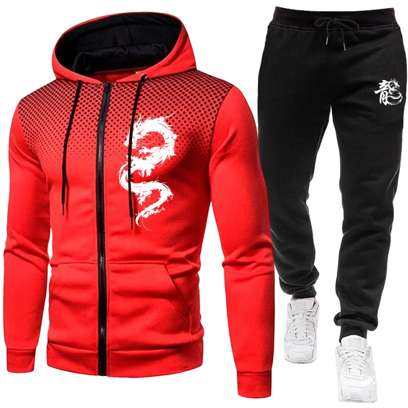 Set da Uomo con Stampa Drago d - Men'S Fashion Trousers recensione e prezzo